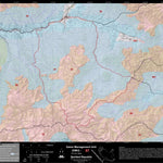 2018 GMU 67 Colorado Big Game (Elk/Mule Deer) Hunting Map (Habitat and range) Preview 1