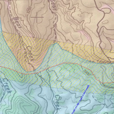2018 GMU 79 Colorado Big Game (Elk/Mule Deer) Hunting Map (Habitat and range) Preview 3