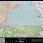 2018 GMU 851 Colorado Big Game (Elk/Mule Deer) Hunting Map (Habitat and range) Preview 1