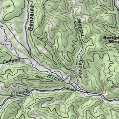 2018 GMU 851 Colorado Big Game (Elk/Mule Deer) Hunting Map (Habitat and range) Preview 3