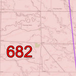 2018 GMU 682 Colorado Big Game (Elk/Mule Deer) Hunting Map (Habitat and range) Preview 2