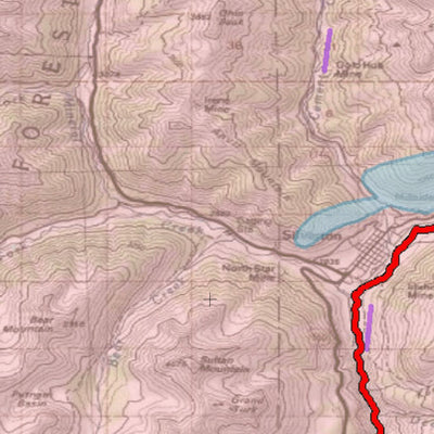 2018 GMU 75 Colorado Big Game (Elk/Mule Deer) Hunting Map (Habitat and range) Preview 3