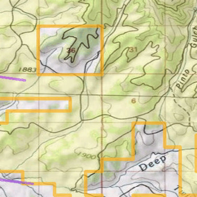 2018 GMU 11 Colorado Big Game (Elk/Mule Deer) Hunting Map (Public/Private Lands) Preview 2