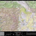 2018 GMU 161 Colorado Big Game (Elk/Mule Deer) Hunting Map (Public/Private Lands) Preview 1