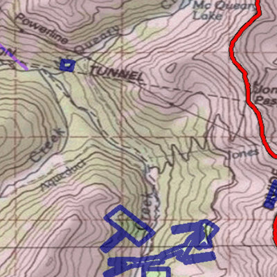 2018 GMU 28 Colorado Big Game (Elk/Mule Deer) Hunting Map (Public/Private Lands) Preview 3