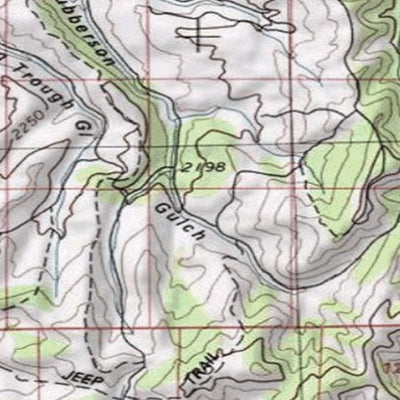 2018 GMU 12 Colorado Big Game (Elk/Mule Deer) Hunting Map (Public/Private Lands) Preview 3