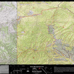 2018 GMU 21 Colorado Big Game (Elk/Mule Deer) Hunting Map (Public/Private Lands) Preview 1