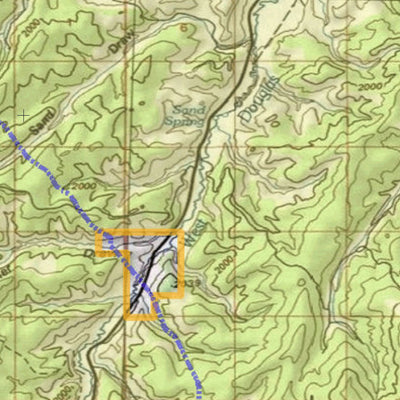 2018 GMU 21 Colorado Big Game (Elk/Mule Deer) Hunting Map (Public/Private Lands) Preview 2