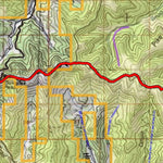 2018 GMU 21 Colorado Big Game (Elk/Mule Deer) Hunting Map (Public/Private Lands) Preview 3