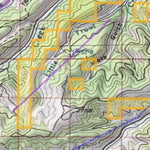 2018 GMU 15 Colorado Big Game (Elk/Mule Deer) Hunting Map (Public/Private Lands) Preview 3