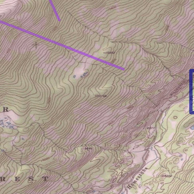 2018 GMU 45 Colorado Big Game (Elk/Mule Deer) Hunting Map (Public/Private Lands) Preview 2