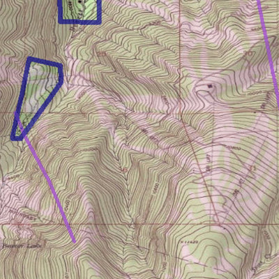 2018 GMU 45 Colorado Big Game (Elk/Mule Deer) Hunting Map (Public/Private Lands) Preview 3