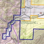 2018 GMU 67 Colorado Big Game (Elk/Mule Deer) Hunting Map (Public/Private Lands) Preview 2