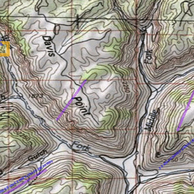 2018 GMU 31 Colorado Big Game (Elk/Mule Deer) Hunting Map (Public/Private Lands) Preview 3