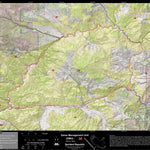 2018 GMU 35 Colorado Big Game (Elk/Mule Deer) Hunting Map (Public/Private Lands) Preview 1