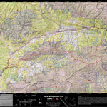 2018 GMU 42 Colorado Big Game (Elk/Mule Deer) Hunting Map (Public/Private Lands) Preview 1