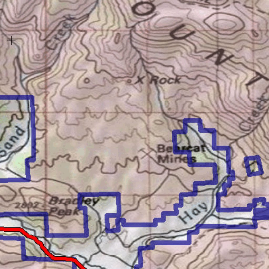 2018 GMU 501 Colorado Big Game (Elk/Mule Deer) Hunting Map (Public/Private  Lands)