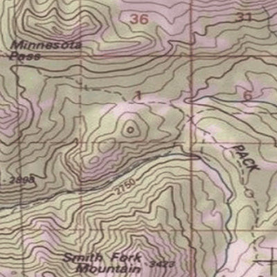 2018 GMU 53 Colorado Big Game (Elk/Mule Deer) Hunting Map (Public/Private Lands) Preview 2