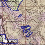 2018 GMU 371 Colorado Big Game (Elk/Mule Deer) Hunting Map (Public/Private Lands) Preview 3