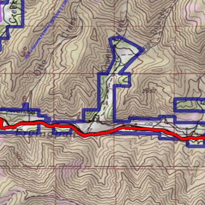 2018 GMU 444 Colorado Big Game (Elk/Mule Deer) Hunting Map (Public/Private Lands) Preview 2