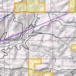 2018 GMU 3 Colorado Big Game (Elk/Mule Deer) Hunting Map (Public/Private Lands) Preview 2