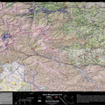 2018 GMU 46 Colorado Big Game (Elk/Mule Deer) Hunting Map (Public/Private Lands) Preview 1