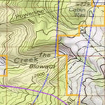 2018 GMU 41 Colorado Big Game (Elk/Mule Deer) Hunting Map (Public/Private Lands) Preview 3