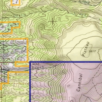 2018 GMU 66 Colorado Big Game (Elk/Mule Deer) Hunting Map (Public/Private Lands) Preview 2