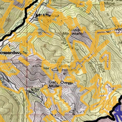 2018 GMU 66 Colorado Big Game (Elk/Mule Deer) Hunting Map (Public/Private Lands) Preview 3