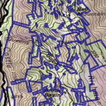 2018 GMU 47 Colorado Big Game (Elk/Mule Deer) Hunting Map (Public/Private Lands) Preview 3