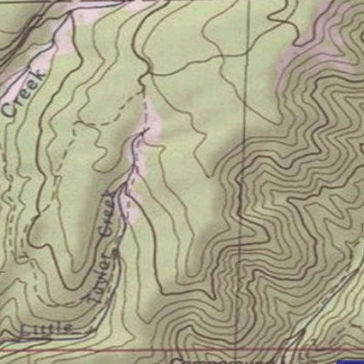 2018 GMU 71 Colorado Big Game (Elk/Mule Deer) Hunting Map (Public/Private Lands) Preview 2
