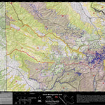 2018 GMU 70 Colorado Big Game (Elk/Mule Deer) Hunting Map (Public/Private Lands) Preview 1