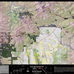 2018 GMU 500 Colorado Big Game (Elk/Mule Deer) Hunting Map (Public/Private Lands) Preview 1