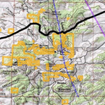 2018 GMU 82 Colorado Big Game (Elk/Mule Deer) Hunting Map (Public/Private Lands) Preview 3