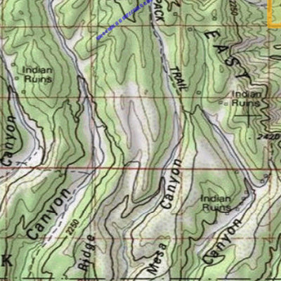 2018 GMU 73 Colorado Big Game (Elk/Mule Deer) Hunting Map (Public/Private Lands) Preview 2
