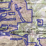 2018 GMU 57 Colorado Big Game (Elk/Mule Deer) Hunting Map (Public/Private Lands) Preview 2