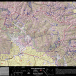 2018 GMU 55 Colorado Big Game (Elk/Mule Deer) Hunting Map (Public/Private Lands) Preview 1