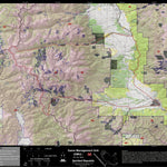 2018 GMU 56 Colorado Big Game (Elk/Mule Deer) Hunting Map (Public/Private Lands) Preview 1