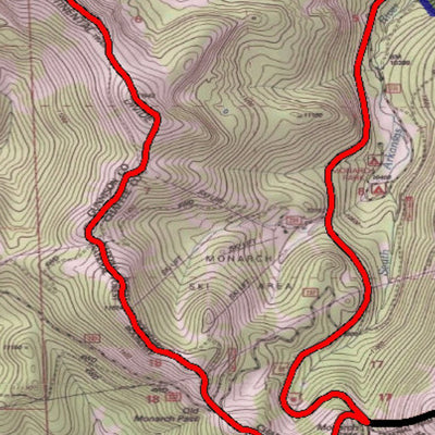 2018 GMU 56 Colorado Big Game (Elk/Mule Deer) Hunting Map (Public/Private Lands) Preview 3