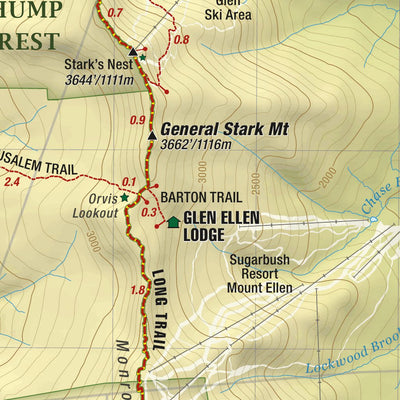 Monroe Skyline Hiking Trail Map Preview 2