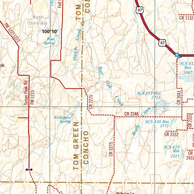 Texas Atlas Landscape Maps Preview 2
