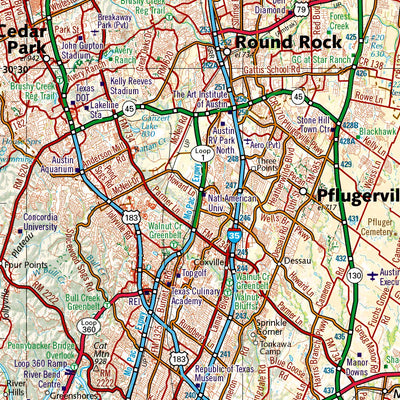 Texas Atlas Landscape Maps Preview 3