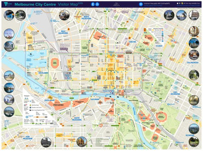 Melbourne Visitor Map 2019 Preview 1