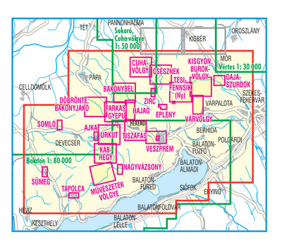 Bakony turistatérkép szett Preview 2