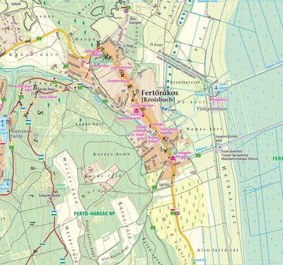 Sopron és Fertő környék turistatérkép szett Ödenburg Neusiedler See map bundle Preview 3