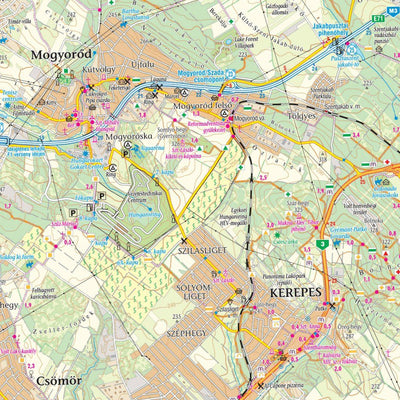 Gödöllői-dombság Tápió-mente térképszett map bundle Preview 3