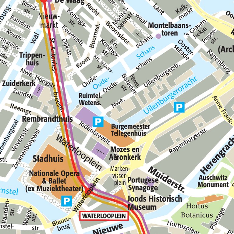 Map Store Inamsterdam city Map Amsterdam by Geo4map | Avenza Maps