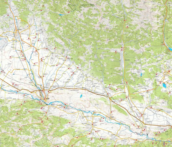 Topo100K 33 Gori Map by GEOLAND LTD | Avenza Maps