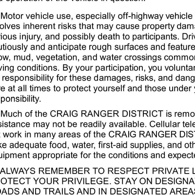 TNF Craig and Thorne Bay RD 2025 MVUM Maps 5-8 Preview 3