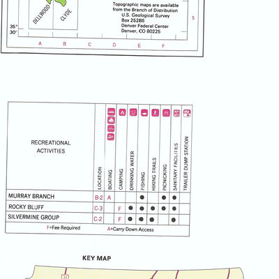 Pisgah National Forest, Western Appalachian District Forest Visitor Map Preview 2